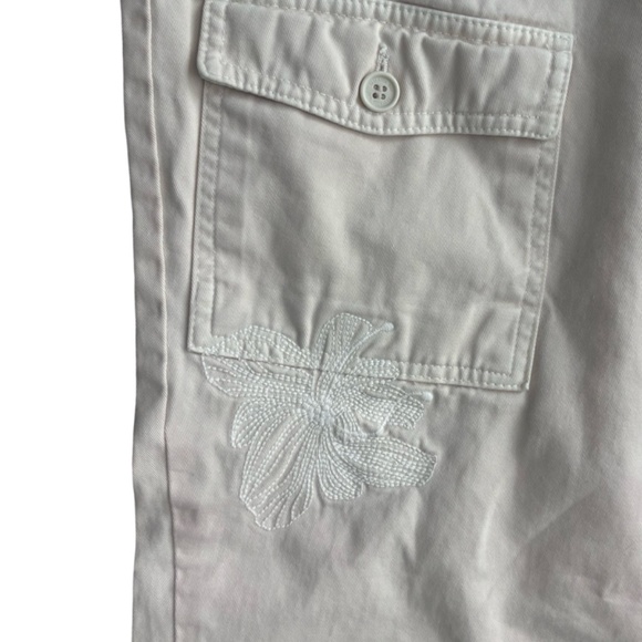 Y2K Cargo Khakis Pants with embroidered pocket detail - 12 - Picture 6 of 6